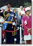 Picture of the Duke during a military parade