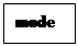 : mode